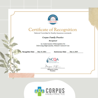 Corpus Family Practice PCMH Recognition